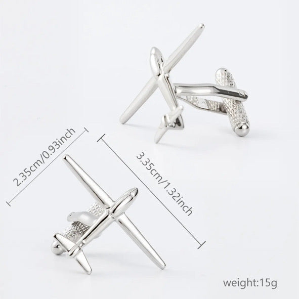 Mancuernillas-glider-plateado-pilot-shop-Mexico-3