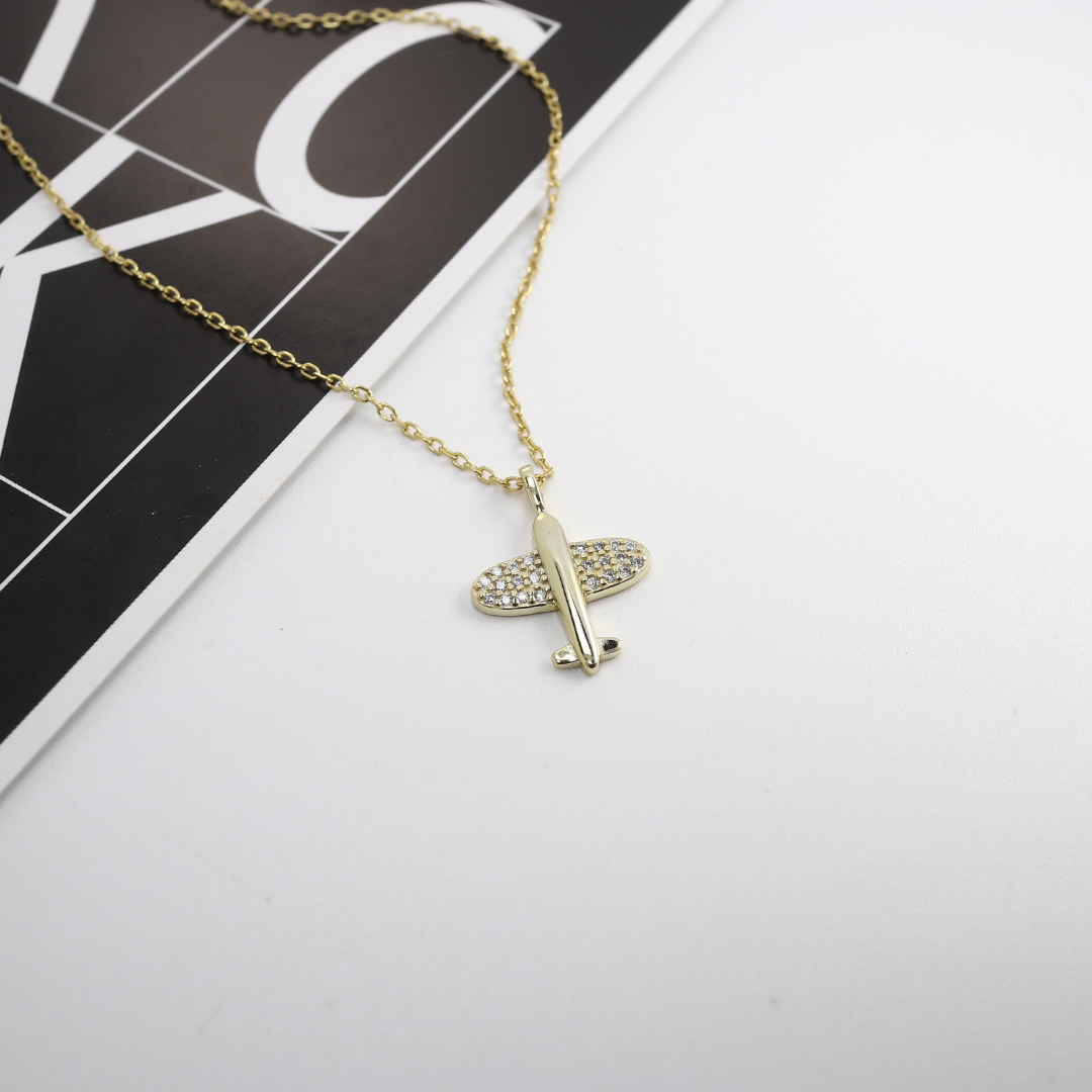 Collar de Avión – Dorado