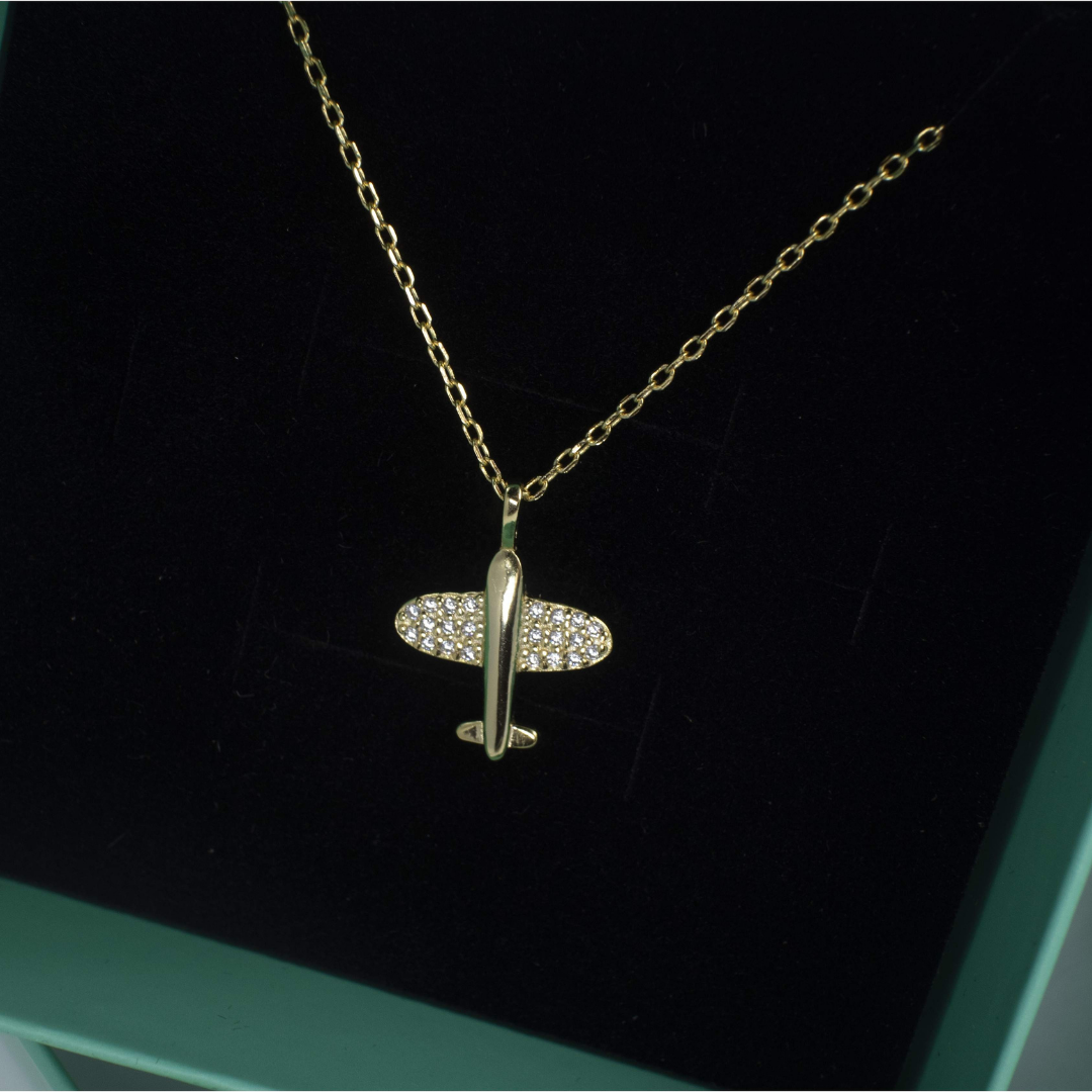 Collar de Avión – Dorado
