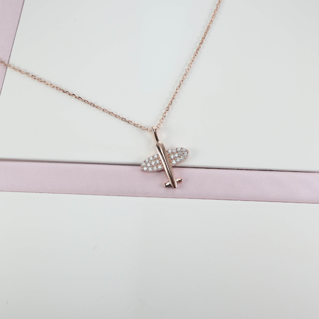 Collar de Avión – Rose Gold