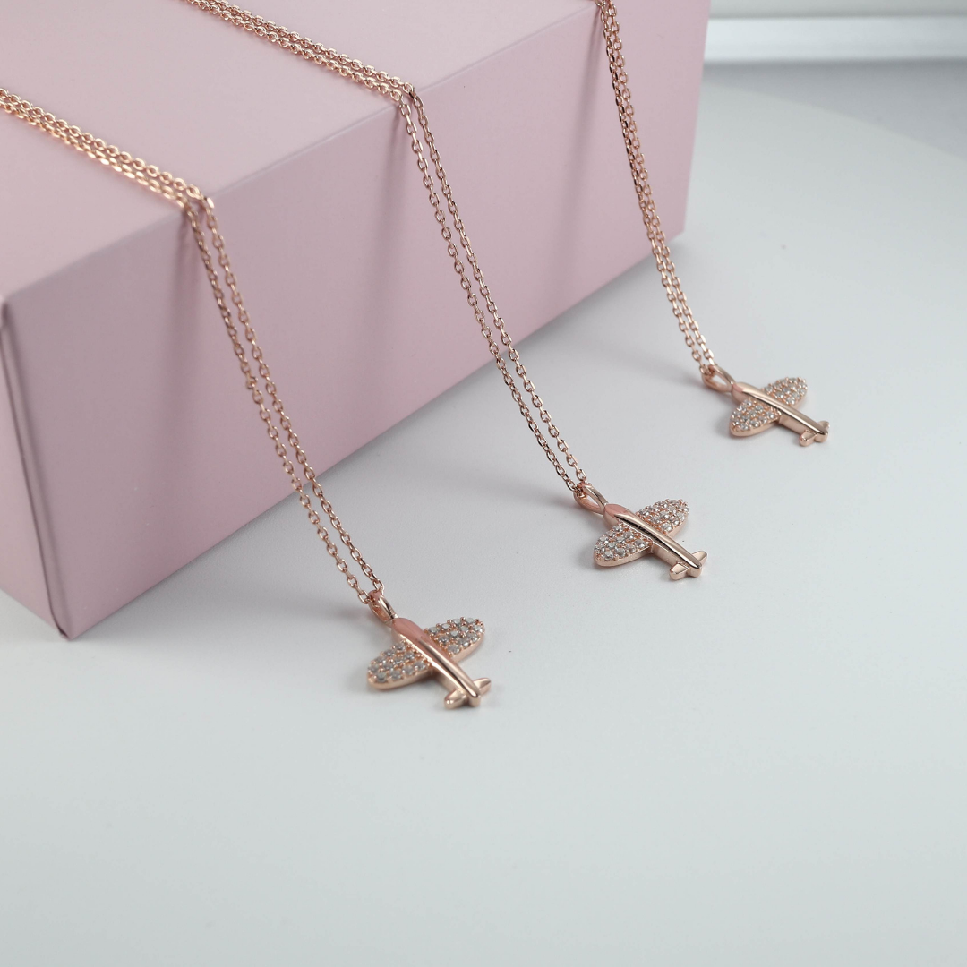 Collar de Avión – Rose Gold