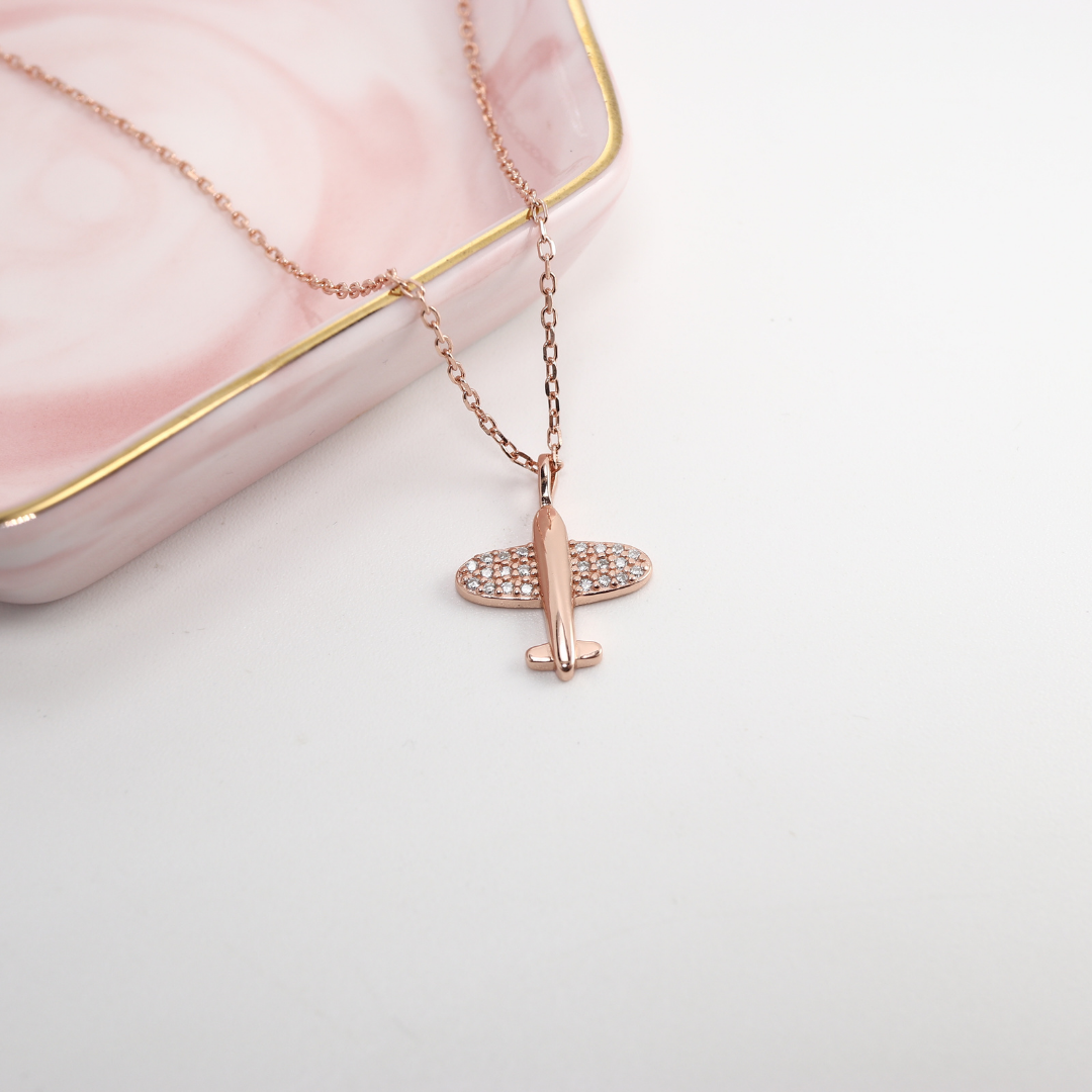 Collar de Avión – Rose Gold