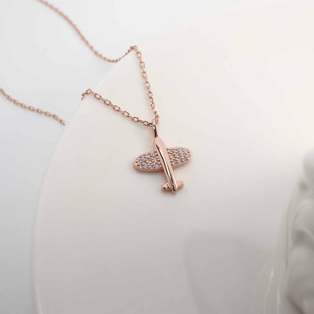 Collar de Avión – Rose Gold