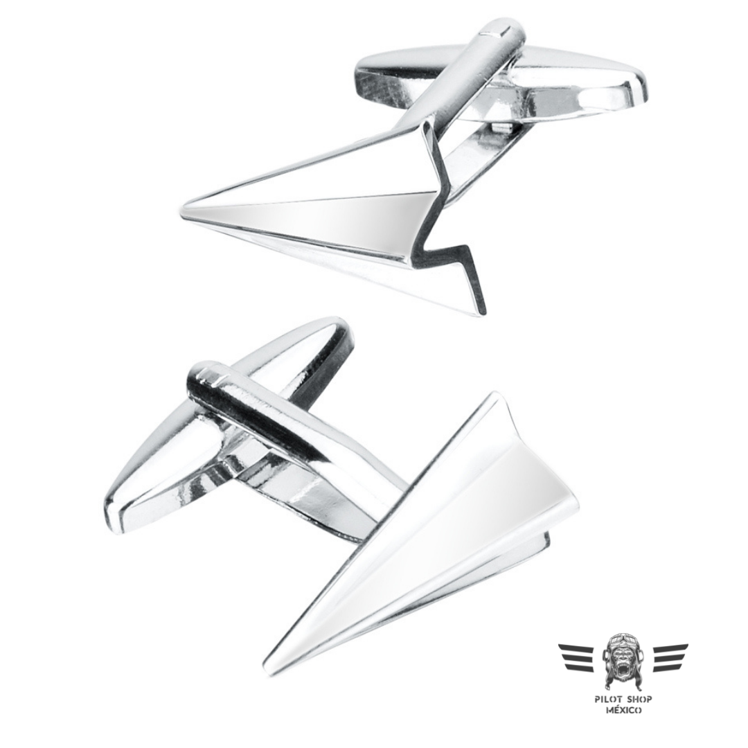 Mancuernillas – Avión de Papel