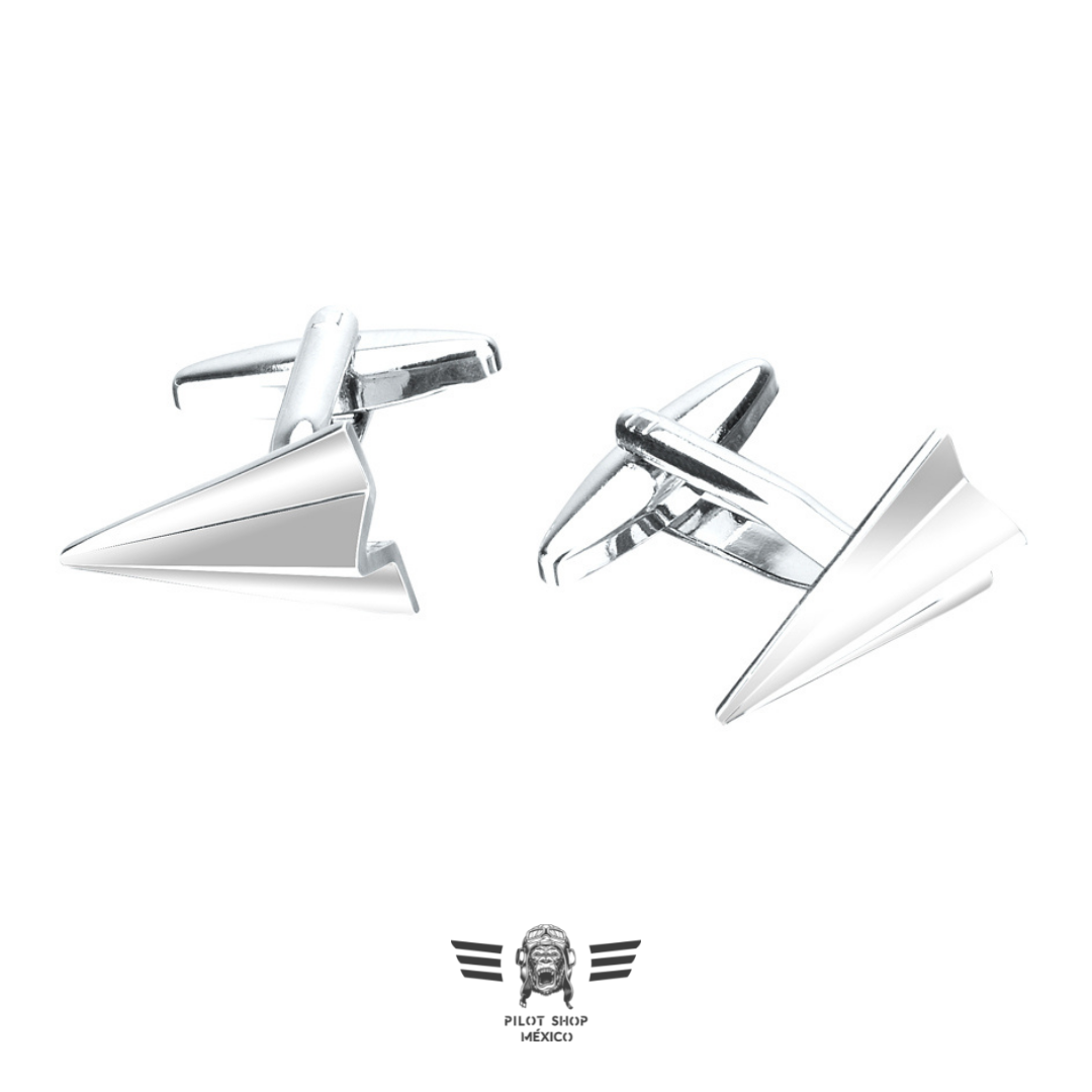 Mancuernillas – Avión de Papel