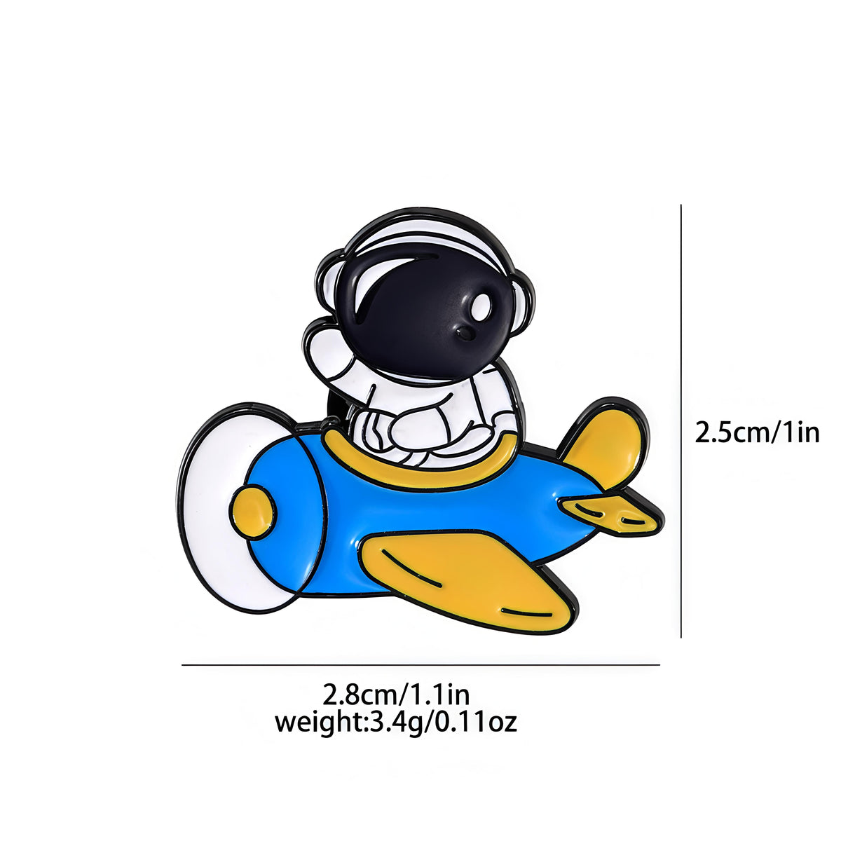 Pin - Astronauta Aviador/Avión Azul