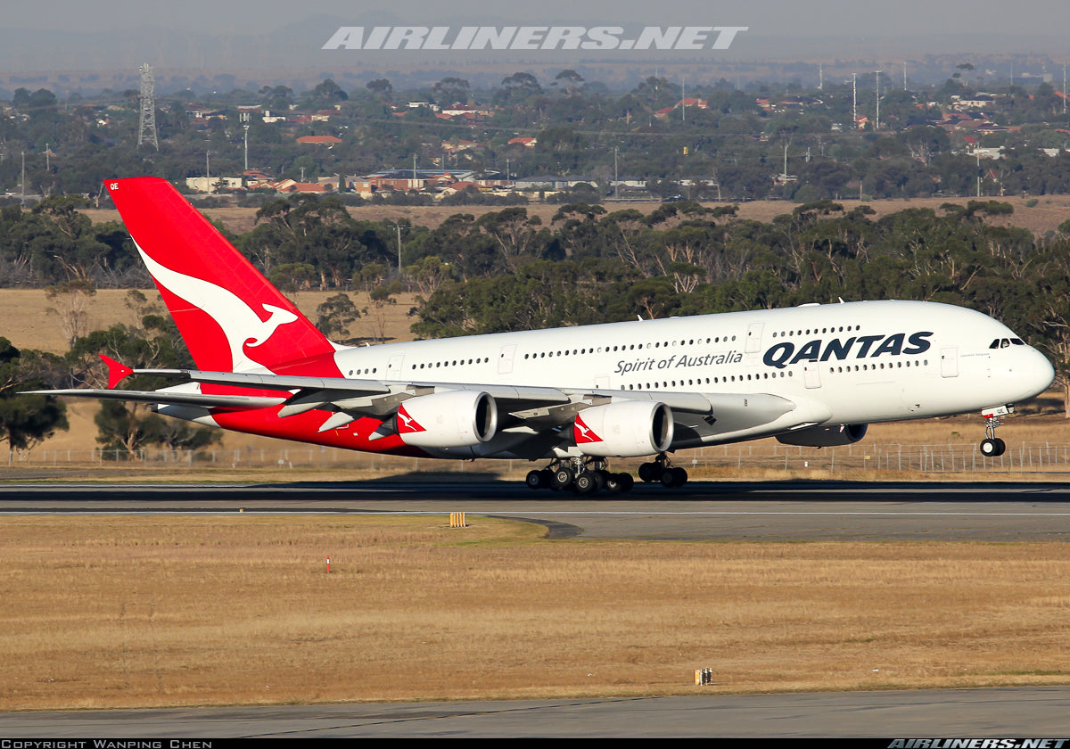 PlaneTags - Airbus A380 Qantas (VH-OQE)