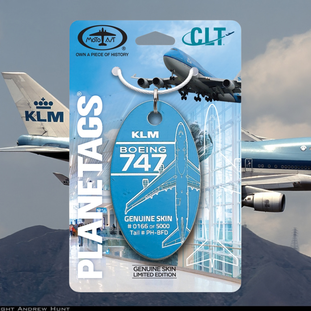 PlaneTags - Boeing 747 KLM (PH-BFD)