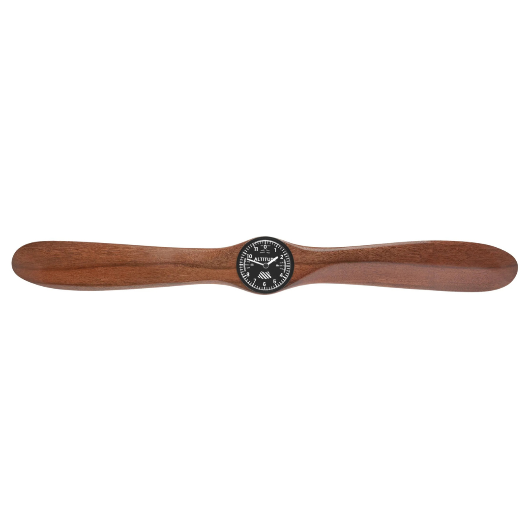 Reloj - Hélice de Madera