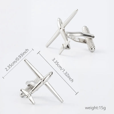 Mancuernillas-glider-plateado-pilot-shop-Mexico-3