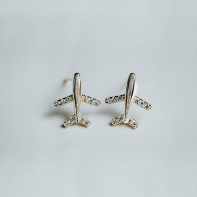 aretes-dorados-avión-pilot-shop-mexico-2