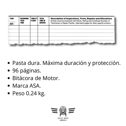 bitácora-motor-ASA-pilot-shop-mexico-2