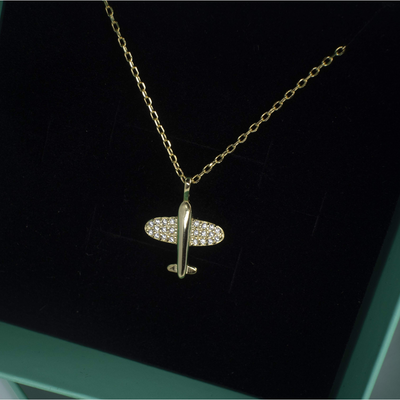 Collar de Avión – Dorado
