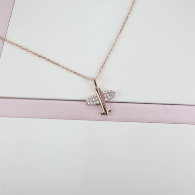 Collar de Avión – Rose Gold
