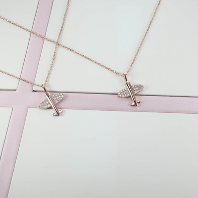 Collar de Avión – Rose Gold