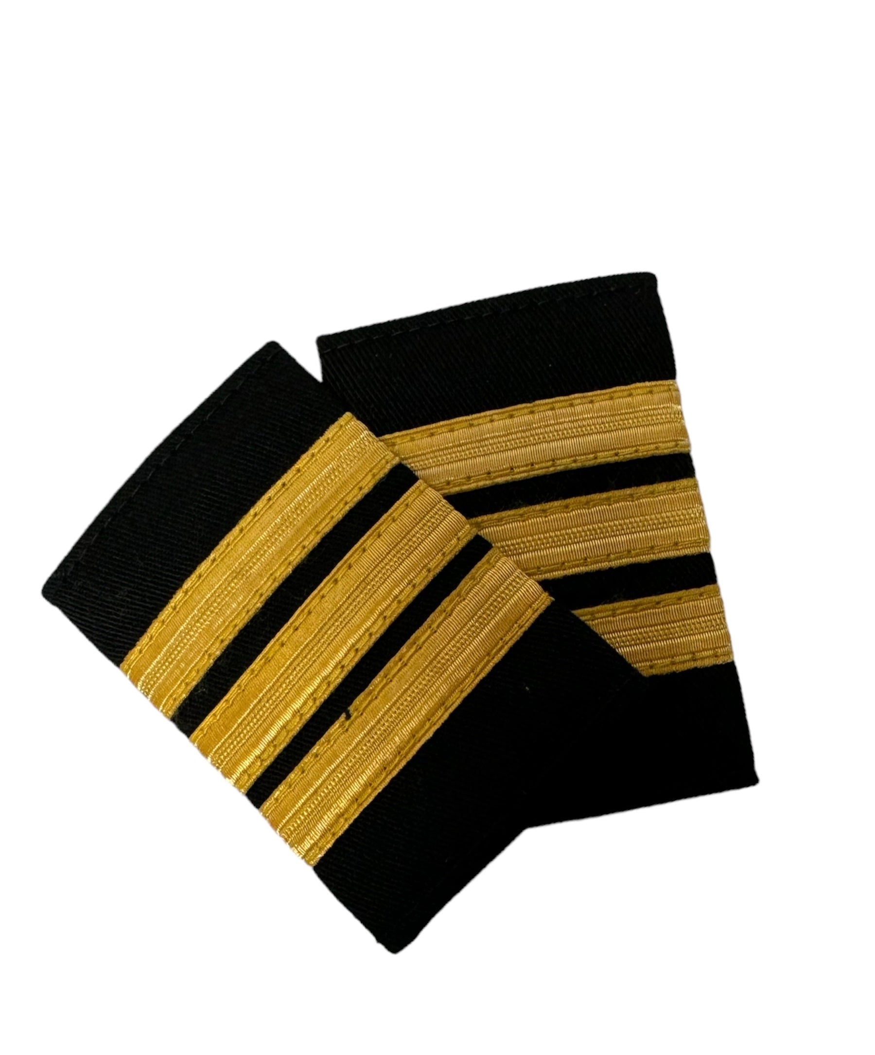 Charretera Primer Oficial - 3 barras doradas (suave) – Pilot Shop México