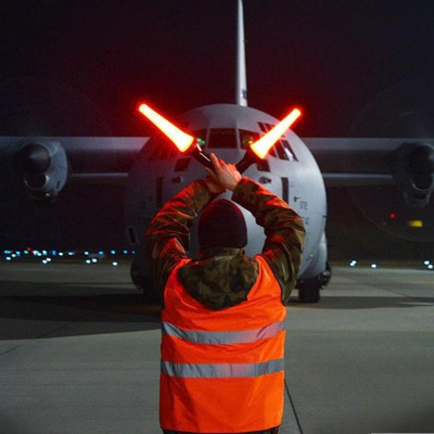 Bastones Luminosos para Señalización de Aeronaves (Par)