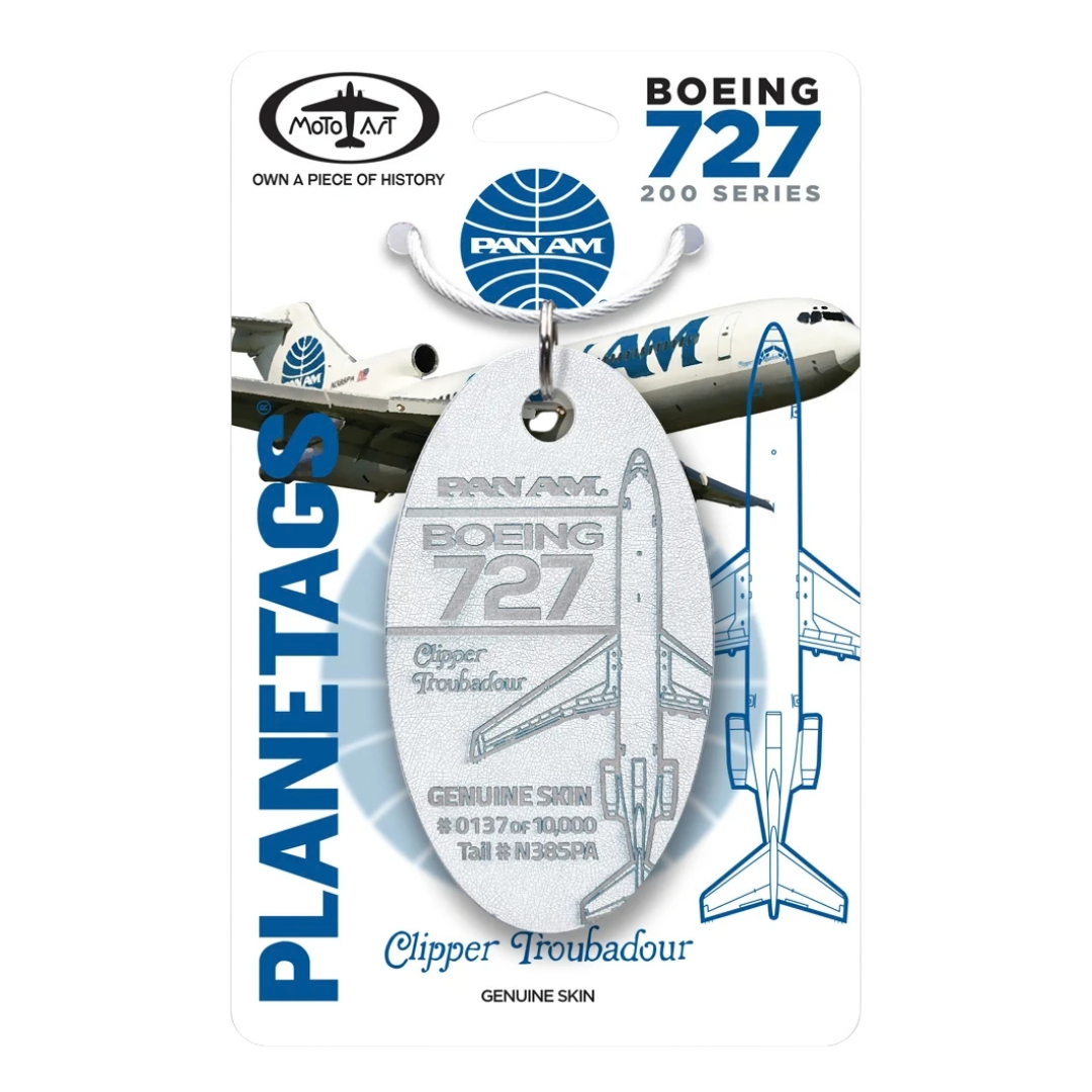 PlaneTags - Boeing 727 Pan Am (N385PA)