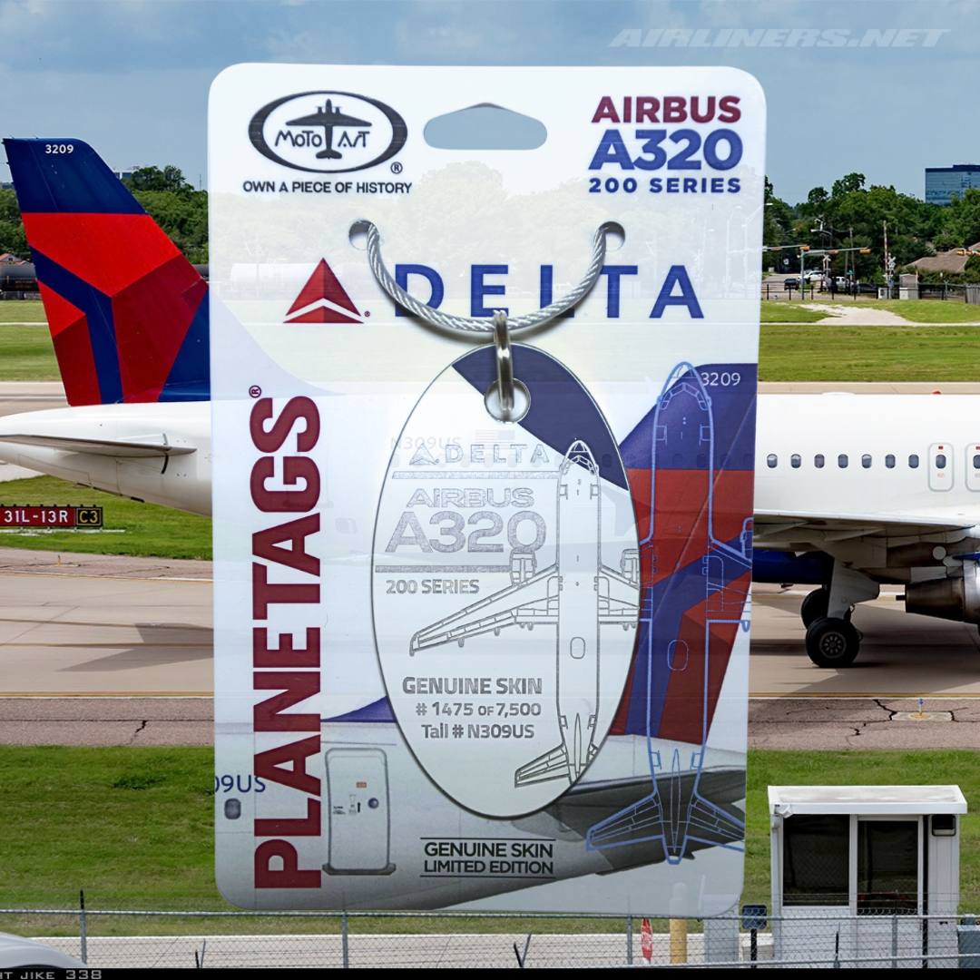 PlaneTags - Airbus A320 Delta Air Lines (N309US)
